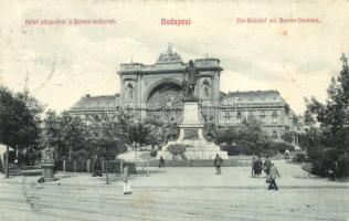 Budapest VII. Keleti pályaudvar, Baross szobor (fl)