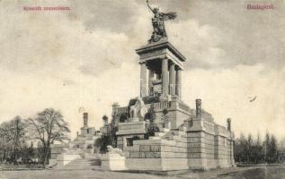 Budapest VIII. Kossuth-mauzóleum, kiadja Divald Károly (EK)