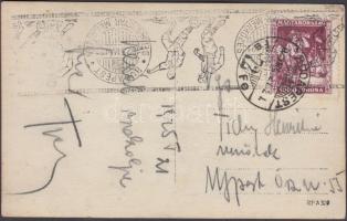 1924 Munkácsi fotóriportja: Törekvés SE csapata. Nemzeti Sport kiadása. Fotólap. 8,5x13,5cm