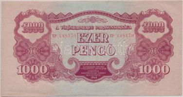 1944. 1000P "A Vöröshadsereg Parancsnoksága" T:II Adamo P48