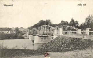 Körmend, Rába-híd (kis szakadás / small tear)