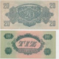 1944. 10P + 20P "A Vöröshadsereg Parancsnoksága" T:I-