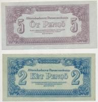 1944. 2P + 5P vágási hibával "A Vöröshadsereg Parancsnoksága" T:I,I-