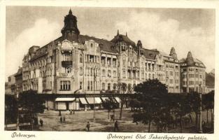 Debrecen, Első Takarékpénztár Palotája, üzletek, Antalfy József kiadása