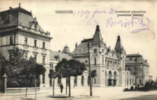 Temesvár, Józsefvárosi pályaudvar, vasútállomás / railway station (EK)