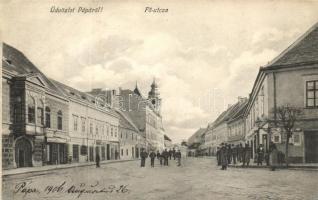 Pápa, Fő utca, Mock utóda cukrászat (EB)