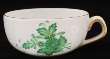 5 db Herendi Apponyi mintás porcelán csésze 5 db csészealjjal, hibátlan, jelzett