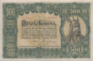 1920. 500K "Orell Füssli Zürich" T:restaurált