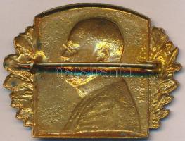 Osztrák-Magyar Monarchia 1915. "Frigyes Főherceg Tábornagy" tombak sapkajelvény. Szign.: M...