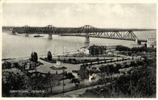 Dunaföldvár Duna-híd, Somló Manó kiadása (EK)