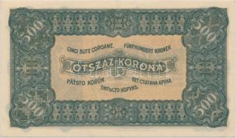 1923. 500K "Magyar Pénzjegynyomda Rt. Budapest" T:II
Adamo K34