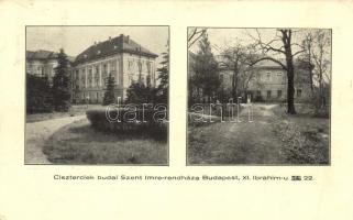 Budapest XI. Ciszterciek budai Szent Imre rendháza; Ibrahim utca 22. (EB)