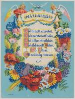 cca 1930 Háziáldás 12,5x10cm