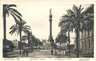 Barcelona, Monument a Colom / column monument (EK)
