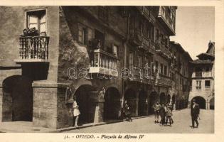 Oviedo, Plazuela de Alfonso IV / square