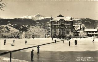 Grindelwald, Hotel Regina Alpenruhe, ice skaters