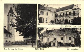 Kőszeg, Evangélikus ifjúsági egyesület és iskola