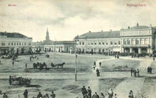 Nyíregyháza, Bel tér Blumberg József kereskedése, Dersényi áruház (EK)