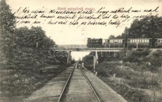 Nyíregyháza Sóstó gyógyfürdő, vasúti híd