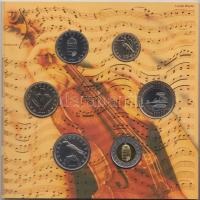 2009. 5Ft-200Ft "Haydn" 6klf darabból álló forgalmi érme sorok + "Joseph Haydn" ...