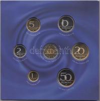 2007. 1Ft-100Ft 8klf db, dísztokos szettek, bennük 50Ft "50 éves a Római Szerződés" (2x) T...