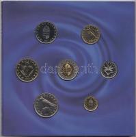 2007. 1Ft-100Ft 8klf db, dísztokos szettek, bennük 50Ft "50 éves a Római Szerződés" (2x) T...