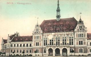 Déva, Vármegyeház / county hall (Rb)