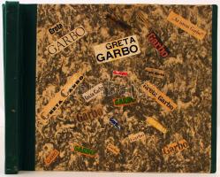 Greta Garbo gyűjtemény: képek, újságkivágások, cikkek Greta Garbóról nagyméretű mappába rendezve