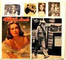 Greta Garbo gyűjtemény: képek, újságkivágások, cikkek Greta Garbóról nagyméretű mappába rendezve
