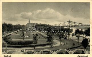 Szolnok, park, híd (EK)