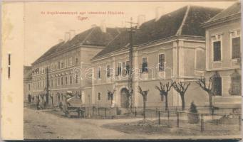 Eger, Angolkisasszonyok Egri Intézete, 10 db-os képeslap füzet, Divald & Monostory