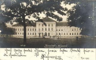Brassó, Kronstadt; Gymnasium roman, photo (EB)