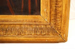 Horváth jelzéssel: Pipázó. Olaj, fa lemez, keretben, 70×50 cm