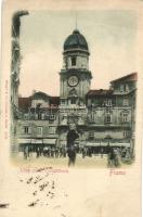 Fiume, Stadtthurm / city tower, pharmacy