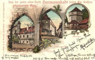 Nagyszeben, Hermannstadt; Rathaus, Marienturm / town hall, tower (EK)