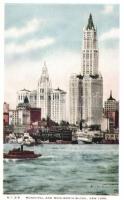 New York, Municipal and Woolworth Buildings