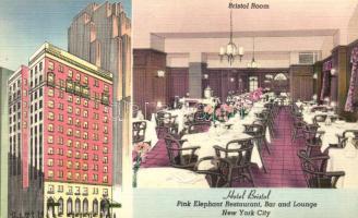 New York, Hotel Bristol, Pink Elephant Restaurant, Bar and Lounge