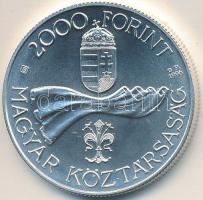 1996. 2000Ft Ag "50 éves a forint" T:PP