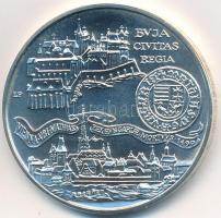 1990. 500Ft Ag "Mátyás király / Buda látképe" T:BU