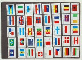 Nagy gyufacímke-gyűjtemény: kb. 2000 db gyufacímke, albumban, berakólapokba rendezve, magyar és külföldi vegyesen