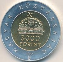 1999. 3000Ft Ag "Az államalapítás 1000. évfordulója" T:BU Adamo EM160