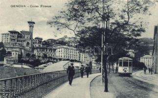 Genova, Corso Firenze, tram 275
