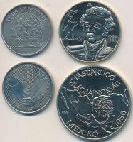 1985. 20Ft "FAO" (2x) + 1985. 100Ft alpakka "Mexikói labdarúgó VB" + 1986. 100Ft...