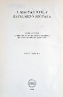 A magyar nyelv értelmező szótára I-VII. Komplett! Bp., 1959. Akadémiai. Jó állapotban