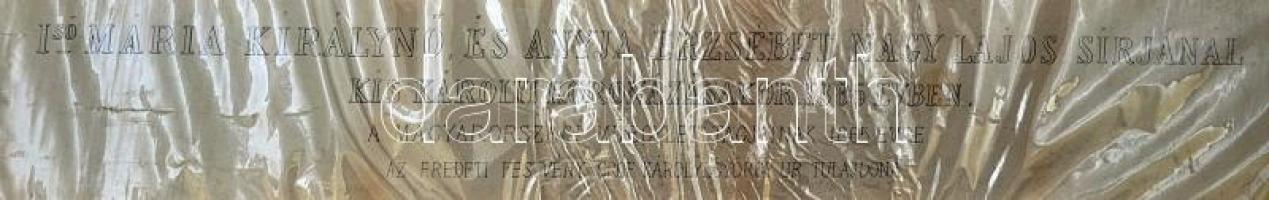 Liczenmayer Sándor(1839-1898): I. Mária királynő és anyja Erzsébet Nagy Lajos király sírjánál Kis Ká...