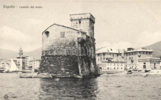 Rapallo, Castello dal mare / castle, Grand Hotel Augusta Victoria
