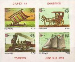 CAPEX ´78 bélyegkiállítás blokk, Stamp exhibition CAPEX ´78 block, Markenausstellung CAPEX ´78 Block