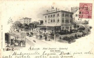 San Remo, Hotel Imperial, floral (EK)
