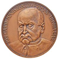 Kanada 1973. "Mindszenty József" Br emlékérem eredeti dísztokban (44,5mm) T:1,1- Canada 1973. "Jos. Card. Mindszenty Primas : Hungariae / Mille Annos Christiani Duce Primo Rege Sancto Stephano Hungari" Br medallion in original case (44,5mm) C:UNC,AU