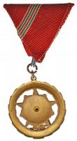 1954. "Kiváló Szolgálatért Érdemérem" zománcozott aranyozott kitüntetés mellszalagon T:2
H...
